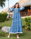 2378 Indo Era Floral Embroidery A Line Midi Dress Catalog
